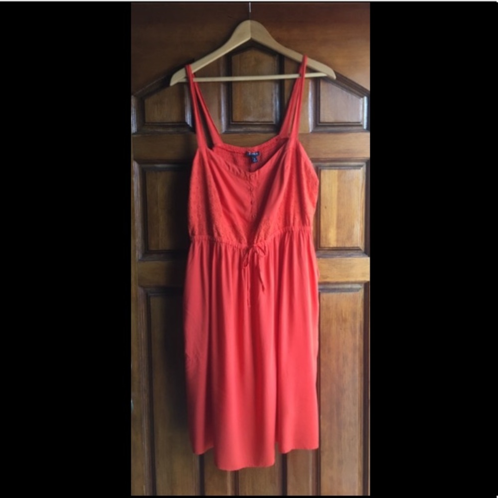 torrid orange dress